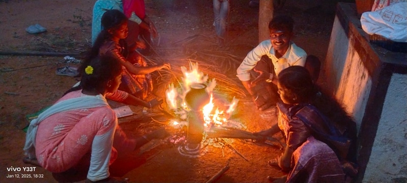 Pongal celebrations at the Illam!